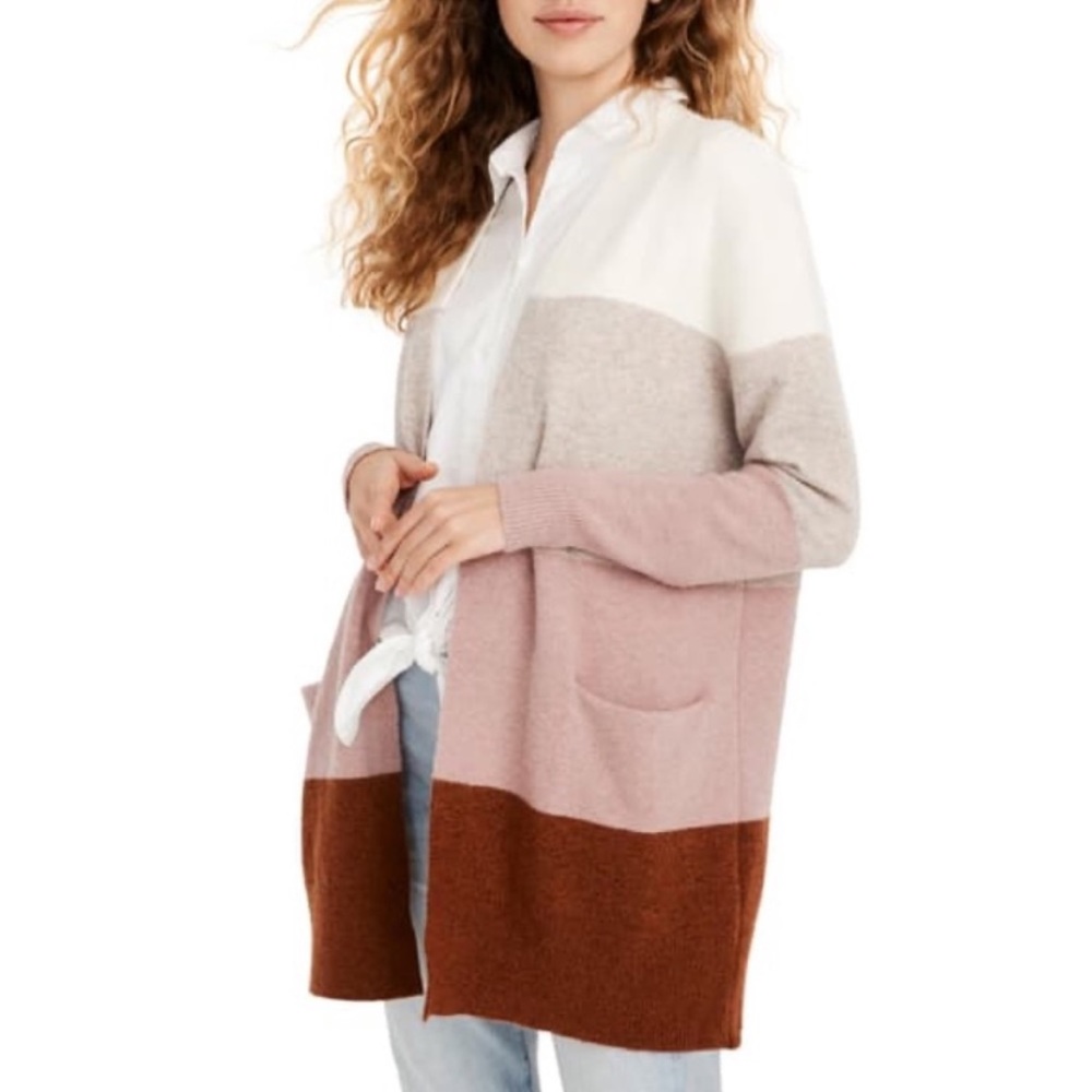 Madewell Ryder Stripe Cardigan Sweater M - Picture 5 of 8
